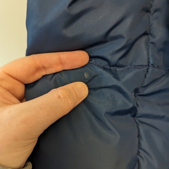 Vintage Eddie Bauer Goose Down Quilted Puffer Cargo Jacket Mens - Picture 14 of 15